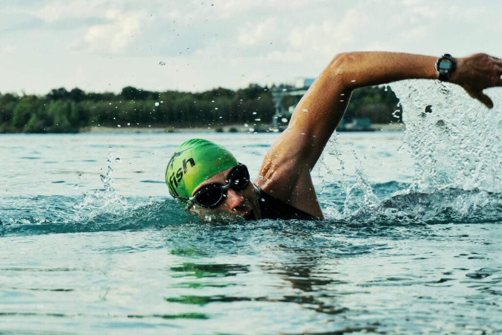 Swimming is a full-body workout that’s gentle on your joints but tough on calories. It’s an ideal option for people of all fitness levels, especially those with joint issues or injuries.